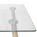 Ver imagem 4 de Mesa de Jantar Moderninha em Aço Cor Mel 120cm - 51846
