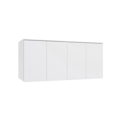 Armário Aéreo 4 Portas Kappesberg Adapt Branco 155cm