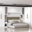 Ver imagem 6 de Armário Aéreo 4 Portas Kappesberg Adapt Branco 155cm