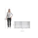 Ver imagem 5 de Armário Aéreo 4 Portas Kappesberg Adapt Branco 155cm
