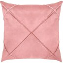 Ver imagem 3 de Kit 2 Capa de Almofada Suede Aveludada Drapeada 45x45cm Rosê