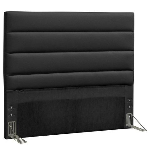Cabeceira Quarto Casal Queen 160cm Preto D'monegatto