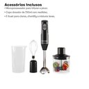 Ver imagem 6 de Mixer 3 em 1 Itatiaia Midi 200W 2 Velocidades Preto 110V com Acessórios