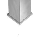 Ver imagem 7 de Torneira Bancada Banheiro Alta Quadrada Inox Escovado 1/4v