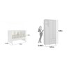 Quarto de Bebê com Berço Mini Cama e Guarda Roupa 3 Portas e Pés Amore Tcil Móveis - 3