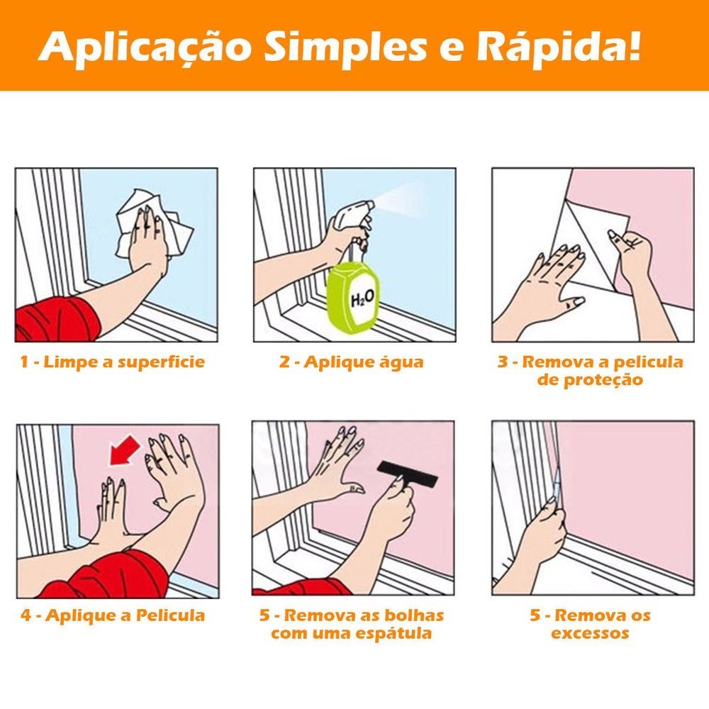 Pelicula Adesivo Eletrostatica Vidro Jateado Faixas Degrade - 5