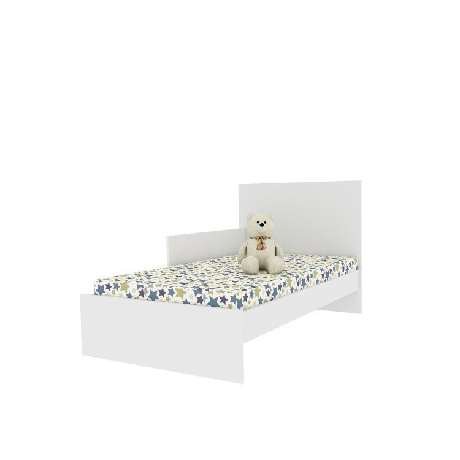 Quarto de Bebê Completo Berço Guarda Roupa 2 Portas Cômoda 3 Gavetas Doçura com Pés Tcil Móveis - 8
