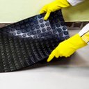 Ver imagem 5 de Piso Emborrachado Moeda Wet Floor - Kit 40 Placas (10m²) 0,50x0,50m - Preto