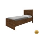 Ver imagem 5 de Cama Solteiro Reforçada com Baú e Colchão Solteiro D20 Larissa Mdf/mdp Malbec