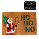 Ver imagem 4 de Tapete Capacho Fibra de Coco Natal Papai Noel 40x60cm - Magizi