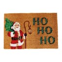 Ver imagem 1 de Tapete Capacho Fibra de Coco Natal Papai Noel 40x60cm - Magizi