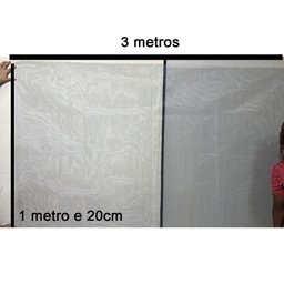 Tela Mosquiteiro 3 Metros Inseto Janela Basculante Porta Mosquito Pernilongo Proteçao Resistente - 3