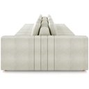 Ver imagem 4 de Sofá Ilha com Puff para Sala Living 395cm Amber M03 Bouclê Bege Claro - Lyam Decor