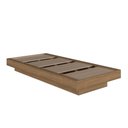 Ver imagem 4 de Cama de Solteiro Flutuante 92cm x 192cm para Quarto Cor:Mel