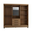 Ver imagem 5 de Guarda-roupa Solteiro Capelinha 4 Portas 3 Gavetas com Espelho - Panorama Móveis