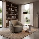 Ver imagem 6 de Poltrona Decorativa Organica Essence Base Fixa Courino Tcs 726 Moll