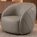 Ver imagem 2 de Poltrona Decorativa Organica Essence Base Fixa Courino Tcs 726 Moll