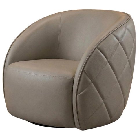 Poltrona Decorativa Organica Essence Base Fixa Courino Tcs 726 Moll