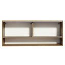 Ver mais imagens de Armário Aéreo Madesa 2 Portas Correr Vidro Reflex 1 Nicho para Cozinhas Glamy, Lux e Reims Rustic Co