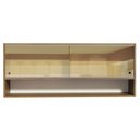 Ver imagem 5 de Armário Aéreo Madesa 2 Portas Correr Vidro Reflex 1 Nicho para Cozinhas Glamy, Lux e Reims Rustic Co