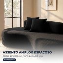 Ver imagem 6 de Sofá 3 Lugares na Caixa 180 cm Orgânico Arco Bouclê B05 - D'Rossi