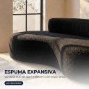 Ver imagem 4 de Sofá 3 Lugares na Caixa 180 cm Orgânico Arco Bouclê B05 - D'Rossi