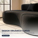 Ver imagem 5 de Sofá 3 Lugares na Caixa 180 cm Orgânico Arco Bouclê B05 - D'Rossi