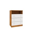 Ver mais imagens de Quarto de Bebê Completo Berço Guarda Roupa 2 Portas Cômoda Doçura Tcil Móveis