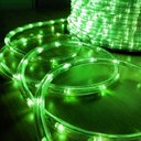 Ver imagem 2 de Mangueira Pisca Rolo Led Luzes Fria 8 Funções Verde 10m 220v
