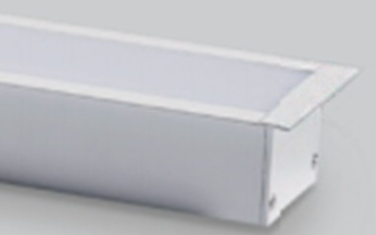 Perfil Embutir Gesso 50mm 1 metro - Branco Neutro (4000k) - 1