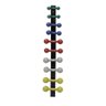 Suporte De Parede Para 5 Pares De Halteres De Peso Preto - 1