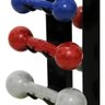 Suporte De Parede Para 5 Pares De Halteres De Peso Preto - 3