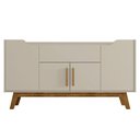 Ver imagem 2 de Balcão Aparador Buffet 4 Portas 1 Gaveta Future Off White Cinamomo Bechara