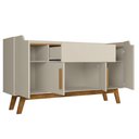 Ver imagem 4 de Balcão Aparador Buffet 4 Portas 1 Gaveta Future Off White Cinamomo Bechara