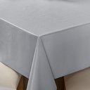 Ver imagem 1 de Toalha de Mesa 8 Lugares Térmica 1,40m X 2,50m Resistente Grande Cozinha Jantar Impermeável Cinza
