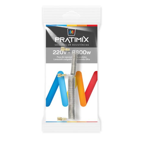 Resistência Tipo Shower 3T 220 Volts 6800 Watts - LSH0268 - Pratimix
