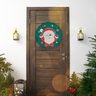 Guirlanda de Natal em Mdf - Natal em Sua Porta- Área Externa/interna/porta/papai Noel/natal - 3