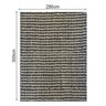 Tapete Sisal Sintetico Riscado 2,50 X 3,00 Fend com M. Branco e Preto - 4