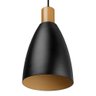 Blumenau Pendente Ceci Red Alum Ø150mm Interno Dourado Preto Liso Preto e Dourado - 3