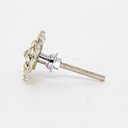 Ver imagem 2 de Puxador Porta Flor Metal com Pedras