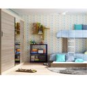 Ver imagem 4 de Estante Aço 3 Prateleiras Livros Cozinha Quarto Eaf007 Azul