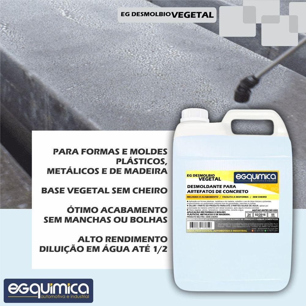 Desmoldante Ecológico para Artefatos Concreto Desmolbio 5l - 2