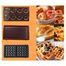 Sanduicheira Grill 3 em 1 Multifuncional Waffle Donut 110v - 3