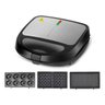 Sanduicheira Grill 3 em 1 Multifuncional Waffle Donut 110v - 1