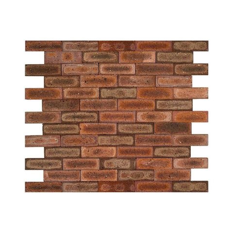 Revestimento Cerâmica Natural - Tijolinho Firenza 7x22cm Marrom