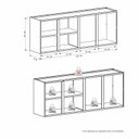 Ver imagem 3 de Armário Aéreo para Cozinha em Aço 144cm Novo Vênus Branco