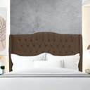 Ver imagem 2 de Cabeceira de Cama Box Queen 160 Cm Dubai Premium - Veludo Marrom