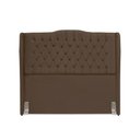 Ver imagem 1 de Cabeceira de Cama Box Queen 160 Cm Dubai Premium - Veludo Marrom