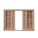 Ver imagem 3 de Janela de Madeira Veneziana 120x100cm 6 Folhas Rodam 