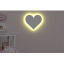 Ver imagem 1 de Coração Luminoso Decorativo em luz de led - BRANCO QUENTE (AMARELADO)